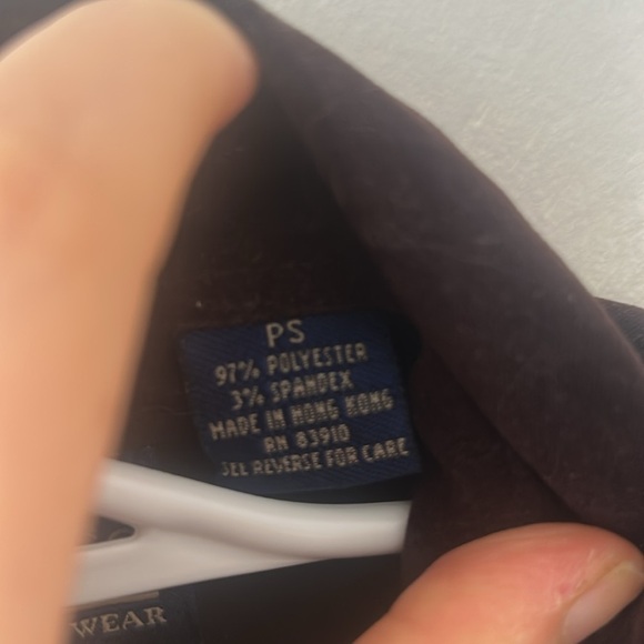 Newton Trading Co Vintage velvet corduroy chocolate brown jacket petite small - Picture 3 of 7